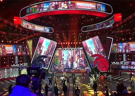 1R1G1B εσωτερική εύκαμπτη οδηγημένη μεγαλύτερη οδηγημένη TV τοίχων οθόνης για τη συναυλία
