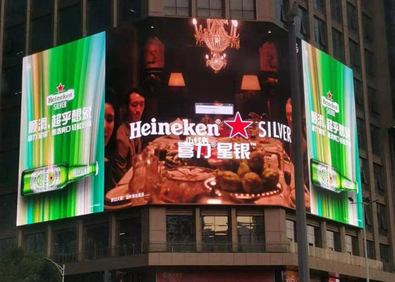 Μεγάλη οθόνη Smd1921 P5 Εξωτερικό LED Billboard P4 Πίνακα LED υψηλής αντίθεσης