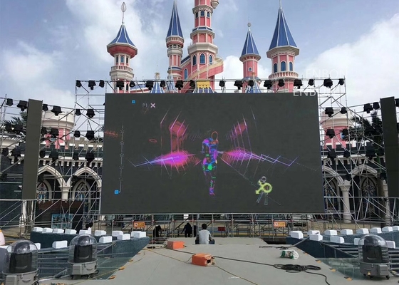 P3.9 Εξωτερική ενοικίαση οθόνης LED Αδιάβροχη σε πραγματικό χρόνο συγχρονισμένη για τις ανάγκες μεγάλων εκδηλώσεων