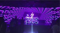 Ο εσωτερικός πλήρης θάλαμος του DJ χρώματος SMD οδήγησε την οθόνη, οδηγημένη P5 πρόσοψη του DJ για το φραγμό νυχτερινών κέντρων διασκέδασης