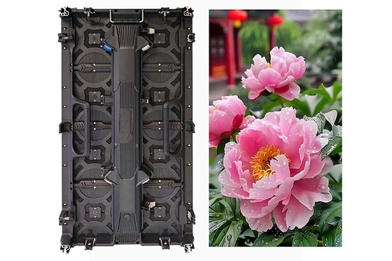 P4.8 HD Οθόνη LED ενοικίασης 16-bit Grayscale 7680Hz ανανεωτικό ρυθμό για δυναμικές οθόνες σκηνής και λιανικής πώλησης