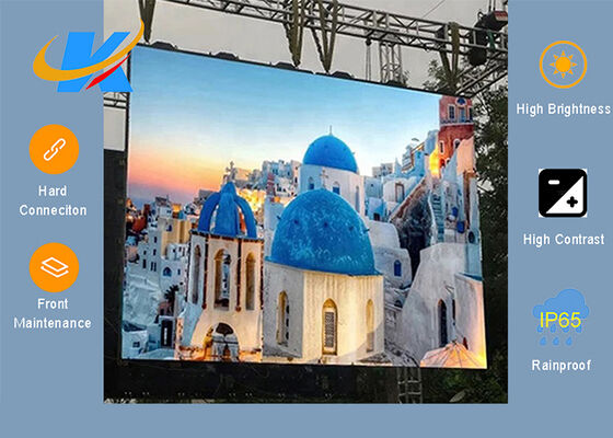 P2.6 Outdoor LED-screen For Rental Stage Show Hard Connection 500mm Cabinet